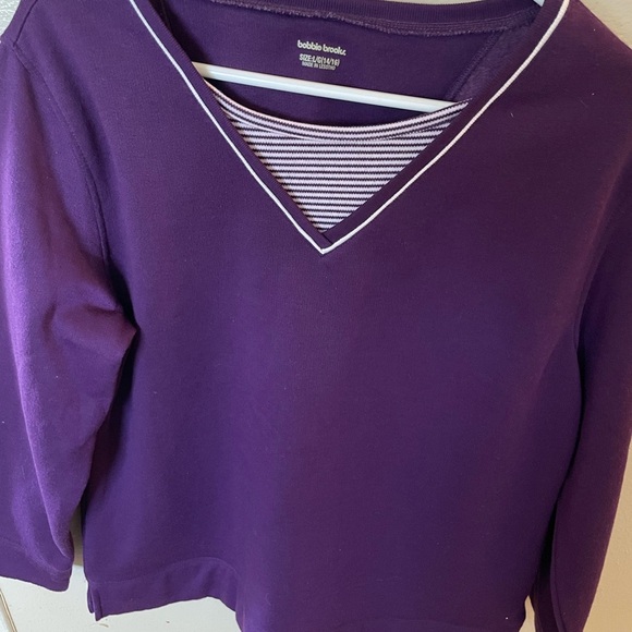 Bobbie Brooks Tops - Bobbie Brooks Purple Sweatshirt